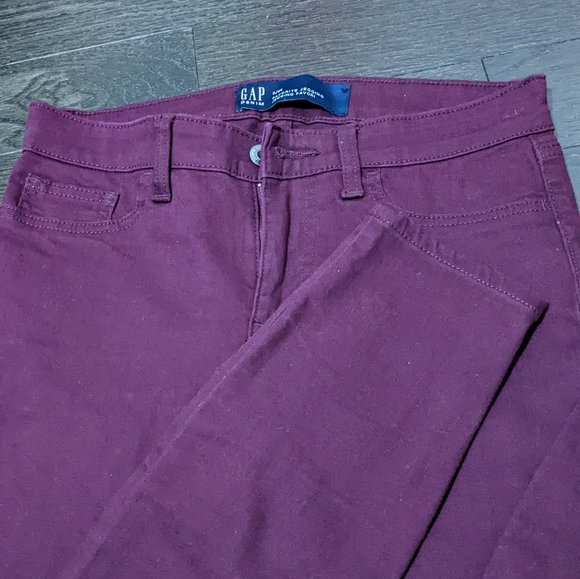 GAP Plum Jeggings Size 0/25 - Picture 2 of 3
